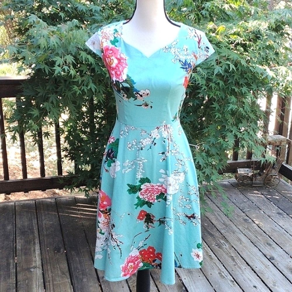 Dress Tells Mintflower Dress